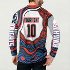 Personalized Newcastle Knights Button Sweatshirt Aboriginal Dot Art - Dreamtime Rugby Mascot