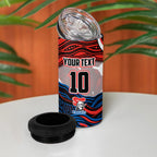 Personalized Newcastle Knights 4 in 1 Can Cooler Tumbler Aboriginal Dot Art - Dreamtime Rugby Mascot