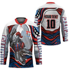 Personalized Newcastle Knights Hockey Jersey Aboriginal Dot Art - Dreamtime Rugby Mascot