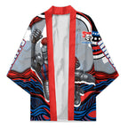 Personalized Newcastle Knights Kimono Aboriginal Dot Art - Dreamtime Rugby Mascot