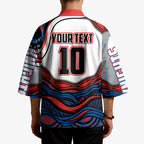 Personalized Newcastle Knights Kimono Aboriginal Dot Art - Dreamtime Rugby Mascot