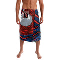 Personalized Newcastle Knights Lavalava Aboriginal Dot Art - Dreamtime Rugby Mascot