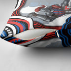 Personalized Newcastle Knights Pillow Cover Aboriginal Dot Art - Dreamtime Rugby Mascot