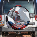 Personalized Newcastle Knights Spare Tire Cover Aboriginal Dot Art - Dreamtime Rugby Mascot