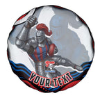 Personalized Newcastle Knights Spare Tire Cover Aboriginal Dot Art - Dreamtime Rugby Mascot
