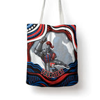 Personalized Newcastle Knights Tote Bag Aboriginal Dot Art - Dreamtime Rugby Mascot