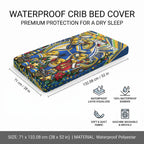 Personalized Parramatta Eels Rugby Christmas Baby Bed Cover Holiday Mascot Graphic Art Festive Lights Bow