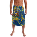 Personalized Parramatta Eels Rugby Christmas Lavalava Holiday Mascot Graphic Art Festive Lights Bow