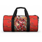 Personalized St. George Illawarra Dragons Rugby Christmas Duffle Bag Holiday Mascot Graphic Art Festive Lights Bow
