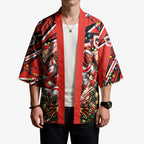 Personalized St. George Illawarra Dragons Rugby Christmas Kimono Holiday Mascot Graphic Art Festive Lights Bow
