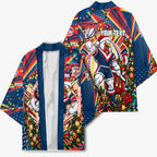 Personalized Sydney Roosters Rugby Christmas Kimono Holiday Mascot Graphic Art Festive Lights Bow