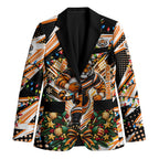 Personalized Wests Tigers Rugby Christmas Blazer Holiday Mascot Graphic Art Festive Lights Bow