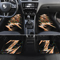 Personalized Wests Tigers Rugby Christmas Car Mats Holiday Mascot Graphic Art Festive Lights Bow