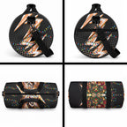 Personalized Wests Tigers Rugby Christmas Duffle Bag Holiday Mascot Graphic Art Festive Lights Bow