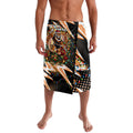 Personalized Wests Tigers Rugby Christmas Lavalava Holiday Mascot Graphic Art Festive Lights Bow