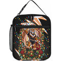 Personalized Wests Tigers Rugby Christmas Lunch Bag Holiday Mascot Graphic Art Festive Lights Bow