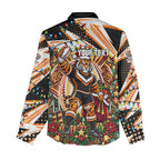 Personalized Wests Tigers Rugby Christmas Women Casual Shirt Holiday Mascot Graphic Art Festive Lights Bow