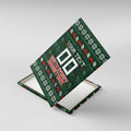 Personalized South Sydney Rabbitohs Christmas Canvas Wall Art Australian Rugby Fans - Pixelated Ugly Xmas Pattern Mascot Santa