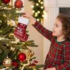 St George Illawarra Dragons Christmas Stocking Australian Rugby Fans - Pixelated Ugly Xmas Pattern Mascot Santa