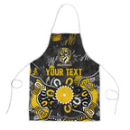 Personalized Richmond Tigers Apron Aboriginal Dot Painting Graffiti Style
