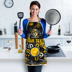 Personalized Richmond Tigers Apron Aboriginal Dot Painting Graffiti Style