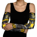 Personalized Richmond Tigers Arm Sleeves Aboriginal Dot Painting Graffiti Style
