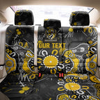 Personalized Richmond Tigers Back Car Seat Cover Aboriginal Dot Painting Graffiti Style
