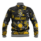 Personalized Richmond Tigers Baseball Jacket Aboriginal Dot Painting Graffiti Style