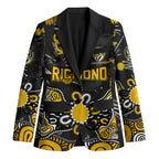 Personalized Richmond Tigers Blazer Aboriginal Dot Painting Graffiti Style