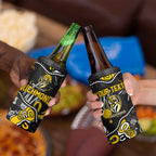 Personalized Richmond Tigers 4 in 1 Can Cooler Tumbler Aboriginal Dot Painting Graffiti Style