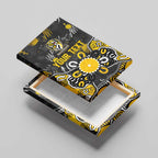 Personalized Richmond Tigers Canvas Wall Art Aboriginal Dot Painting Graffiti Style