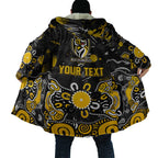 Personalized Richmond Tigers Cloak Aboriginal Dot Painting Graffiti Style