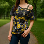 Personalized Richmond Tigers Cross Shoulder Shirt Aboriginal Dot Painting Graffiti Style