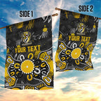 Personalized Richmond Tigers Garden Flag Aboriginal Dot Painting Graffiti Style