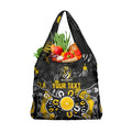 Personalized Richmond Tigers Grocery Bag Aboriginal Dot Painting Graffiti Style
