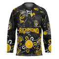 Personalized Richmond Tigers Hockey Jersey Aboriginal Dot Painting Graffiti Style