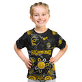 Personalized Richmond Tigers Kid T Shirt Aboriginal Dot Painting Graffiti Style