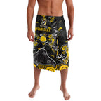 Personalized Richmond Tigers Lavalava Aboriginal Dot Painting Graffiti Style