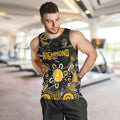 Personalized Richmond Tigers Men Tank Top Aboriginal Dot Painting Graffiti Style
