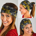 Personalized Richmond Tigers Neck Gaiter Aboriginal Dot Painting Graffiti Style