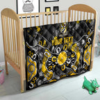 Personalized Richmond Tigers Quilt Aboriginal Dot Painting Graffiti Style