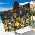 Personalized Richmond Tigers Sarong Aboriginal Dot Painting Graffiti Style