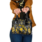 Personalized Richmond Tigers Shoulder Handbag Aboriginal Dot Painting Graffiti Style