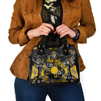 Personalized Richmond Tigers Shoulder Handbag Aboriginal Dot Painting Graffiti Style
