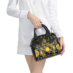 Personalized Richmond Tigers Shoulder Handbag Aboriginal Dot Painting Graffiti Style