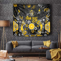 Personalized Richmond Tigers Tapestry Aboriginal Dot Painting Graffiti Style