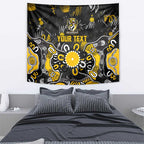Personalized Richmond Tigers Tapestry Aboriginal Dot Painting Graffiti Style