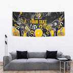Personalized Richmond Tigers Tapestry Aboriginal Dot Painting Graffiti Style