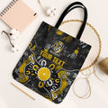 Personalized Richmond Tigers Tote Bag Aboriginal Dot Painting Graffiti Style
