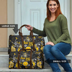 Personalized Richmond Tigers Travel Bag Aboriginal Dot Painting Graffiti Style